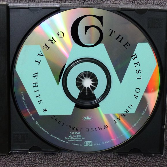Great White The Best of 1986-1992 CD 1993 Capital Club Print BMG Direct D 125049 - Picture 7 of 12